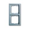Cover frame 2gang frame future® linear, aluminium silver