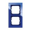 Cover frame, Axcent, 2-gang, blue
