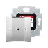 Flush-mounted sensors solo® Standard control element, 1gang, St. Steel with integrated bus coupler