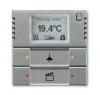 Room Thermostat with Label Field, FM, (meteor/metallic grey)