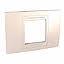 Unica Allegro - cover frame - 2 modules - ivory 