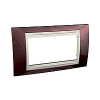 Unica Plus - cover frame - 4 modules - terracotta/ivory
