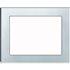 Real glass frame for IP touch panel 10, Diamond silver, M-Plan