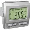 Unica KNX - room temperature control unit - 230 VAC - 2 m - alum.