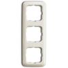 Cover frame 3gang frame, Reflex Round, Ivory