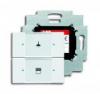 Flush-mounted sensors future® linear Control element, 2gang, Davos Husky White, with integrated bus coupler