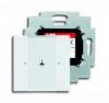 Flush-mounted sensors solo® Standard control element, 1gang, Davos - Husky White with integrated bus coupler