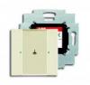 Flush-mounted sensors solo® Standard control element, 1gang, Savannna, Ivory White with integrated bus coupler