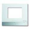 Design Frame for Room/Control Panels, (Glass, satin finish with flap in aluminium)
