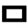 Cover frame for Busch-ComfortTouch Design styling frame For Busch- Comfort Touch  (glass Black)